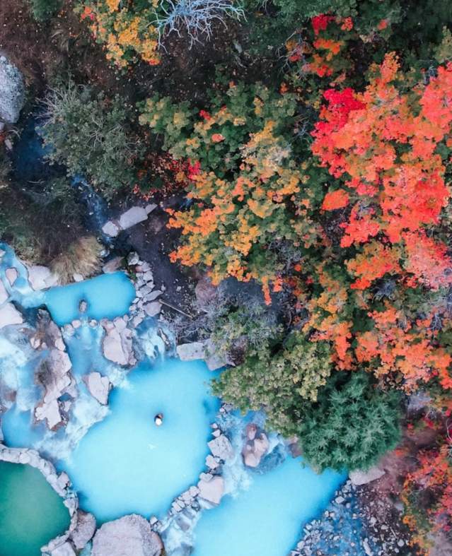fifth water hotsprings fall