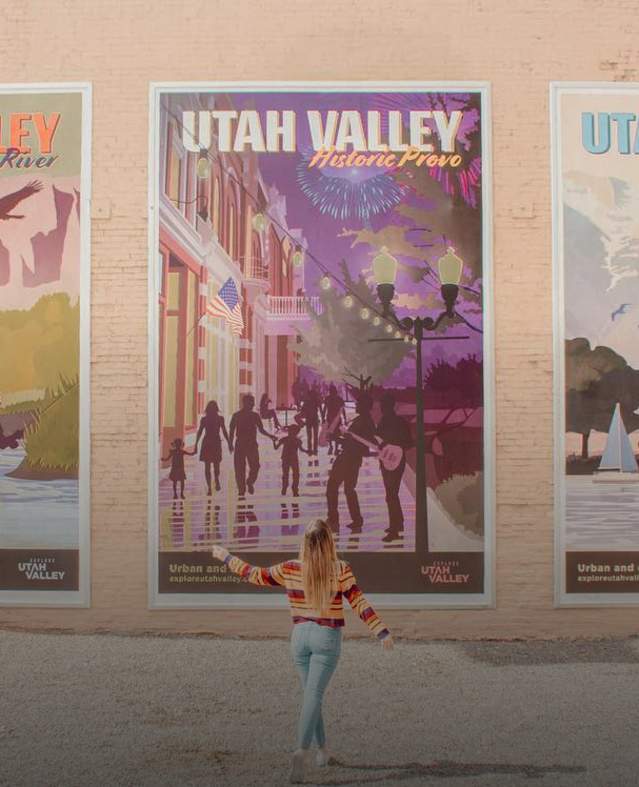 Travel Posters on Provo Center Street