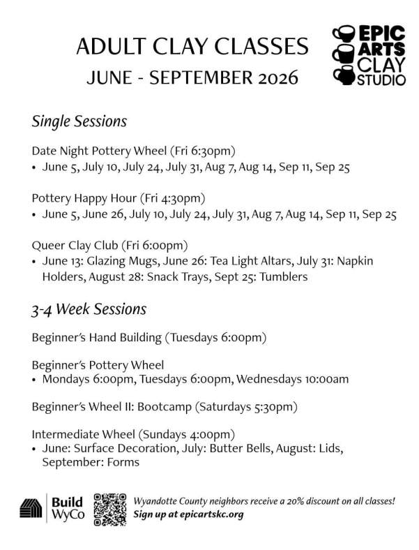 Queer Clay Club Epic Arts Clay Studio