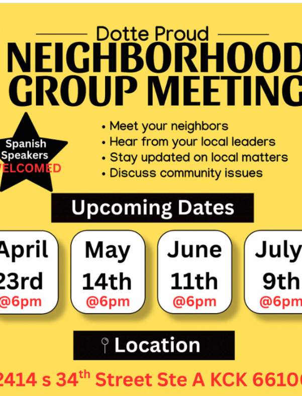 Dotte Proud Neighborhood Group Meeting