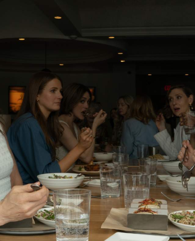 "Your Friends & Neighbors" filmed at Aurora Restaurant in Rye, NY.