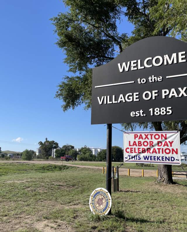 Paxton Sign Labor Day