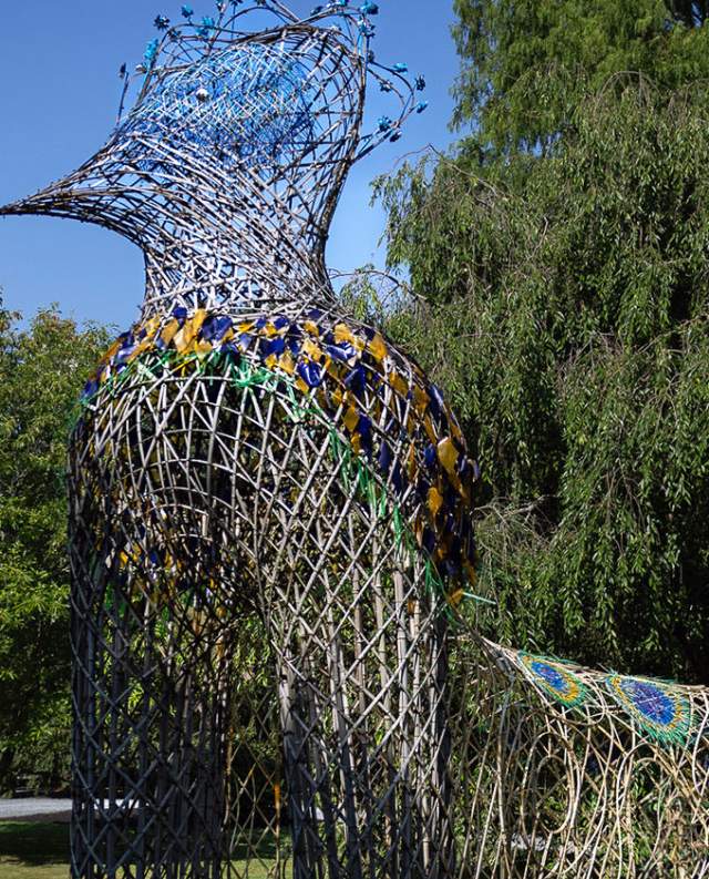 Bamboo Birds of Blithewold | Rhode Island Outdoor Art Experience