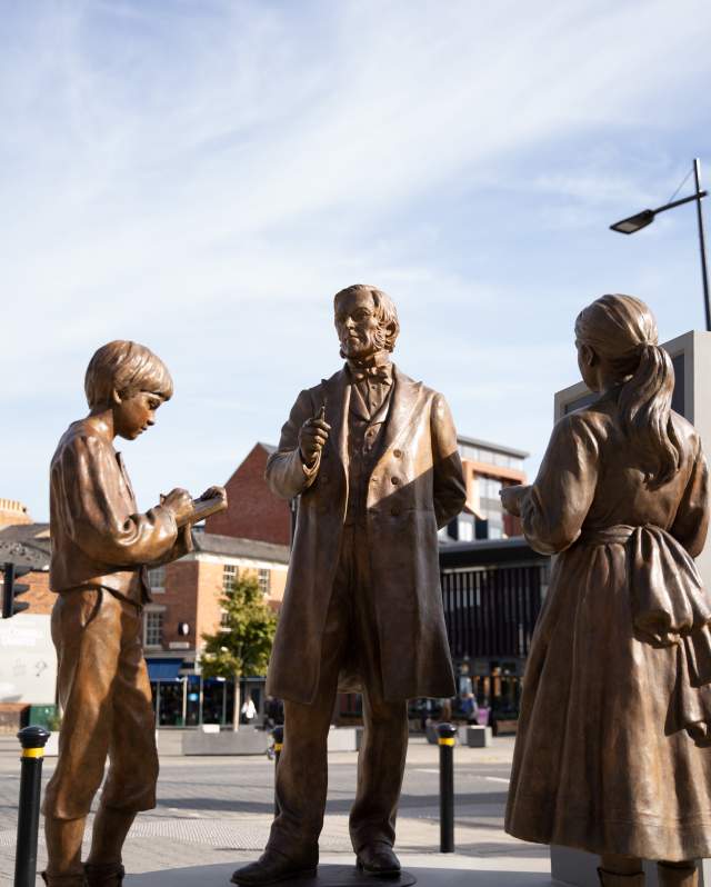 George Boole Statue at Lincoln Station