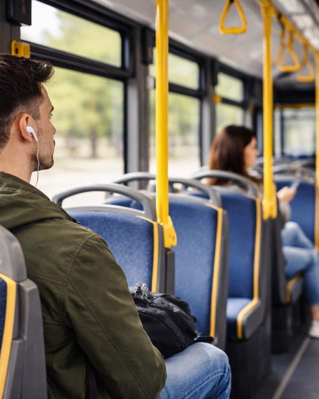 En autobús en Benalmadena