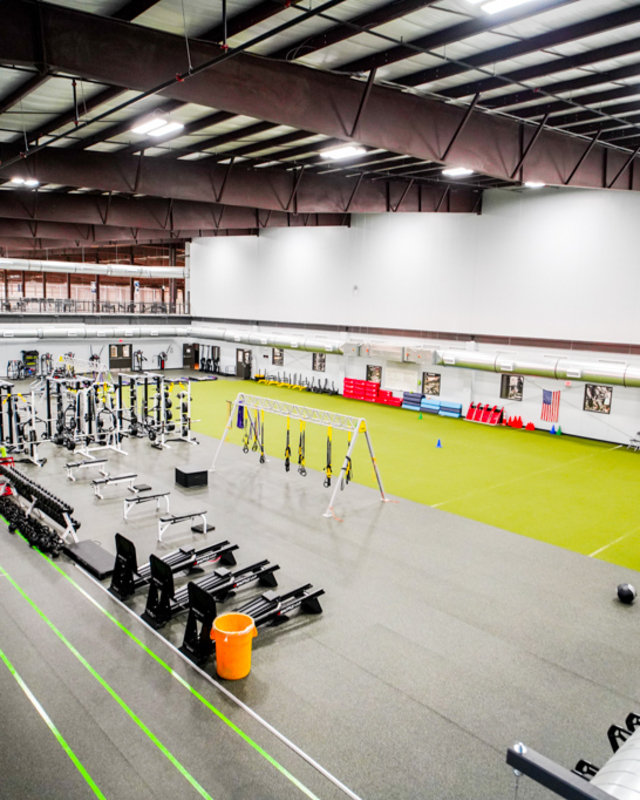 Interior of TITAN Sports and Performance Center