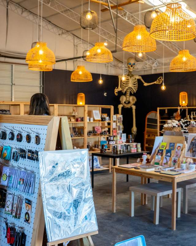 Person shopping at Johnny and June