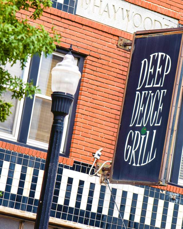 Exterior of Deep Deuce Grill in Oklahoma City's Deep Deuce district