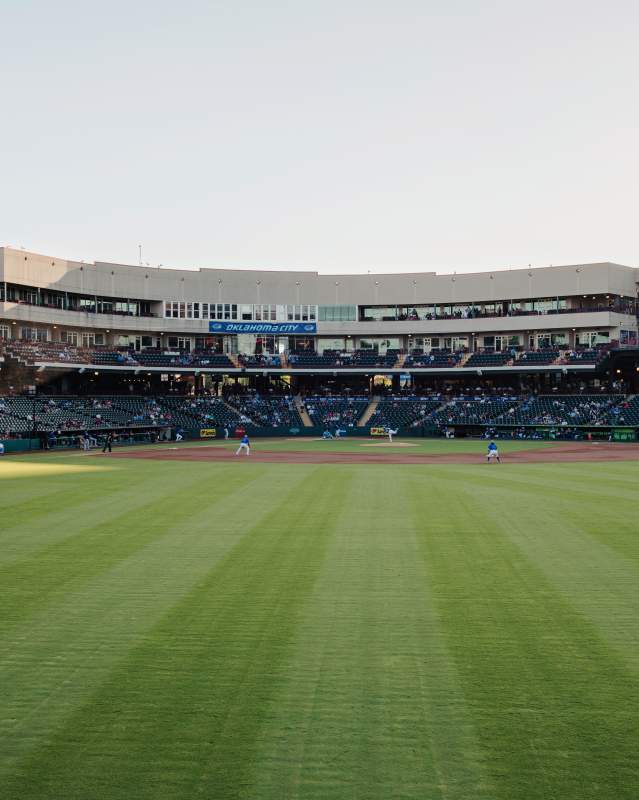 OKC Comets game at Chickasaw Bricktown Ballpark