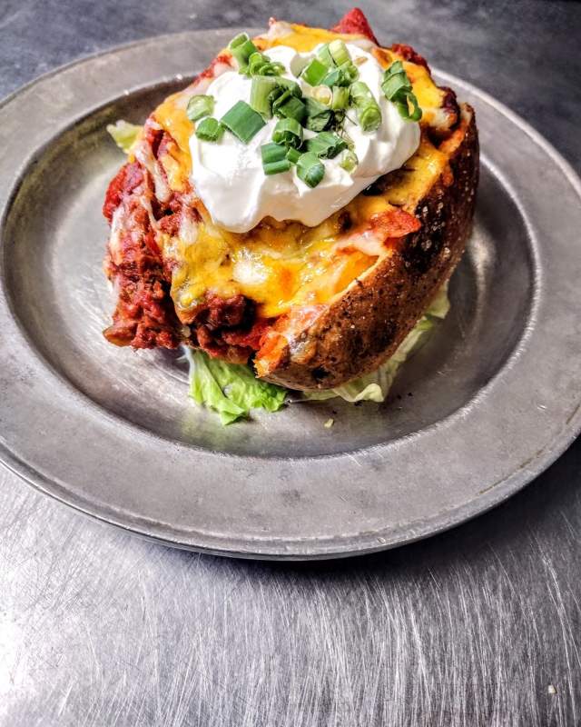 Bison chili at Jean Bonnet Tavern