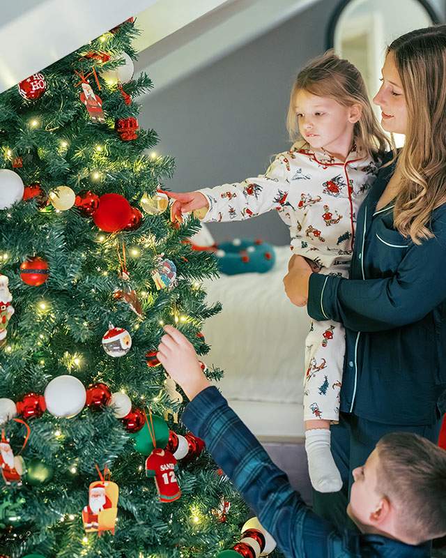 family Christmas tree