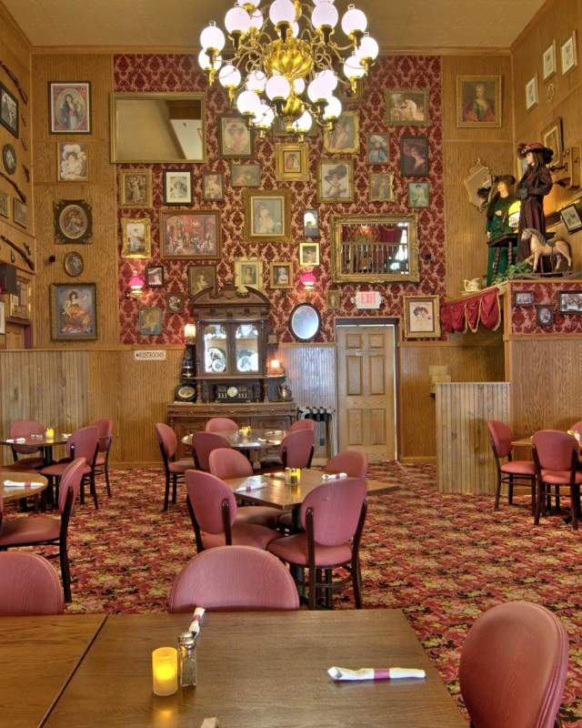 Interior view of the Ruby House Restaurant