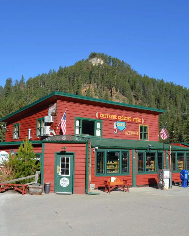 Exterior of Cheyenne Crossing Cafe & Store