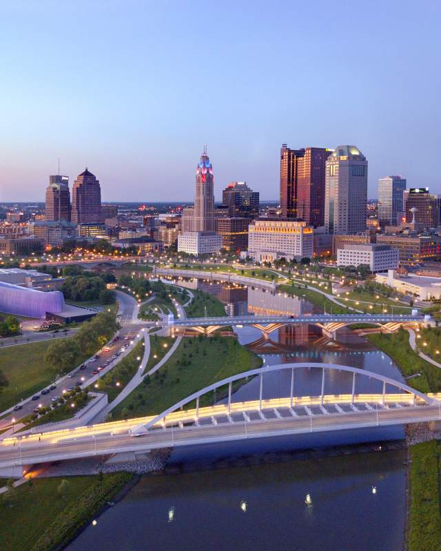 View of downtown Columbus