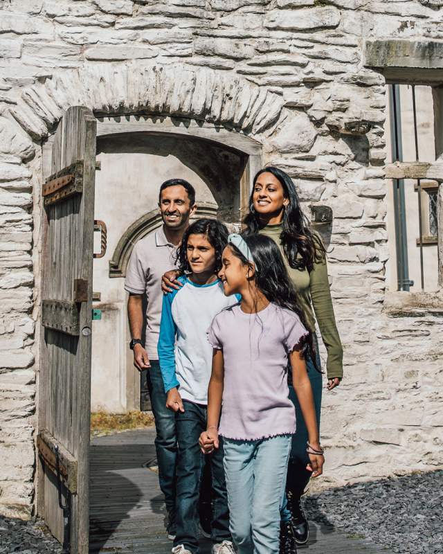 Family at Plas Mawr