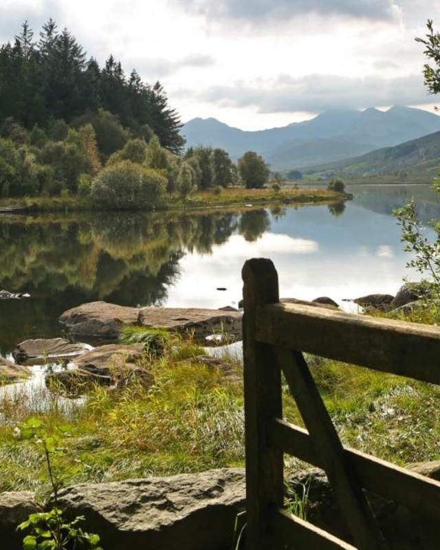 View of landscape at Craig Curig