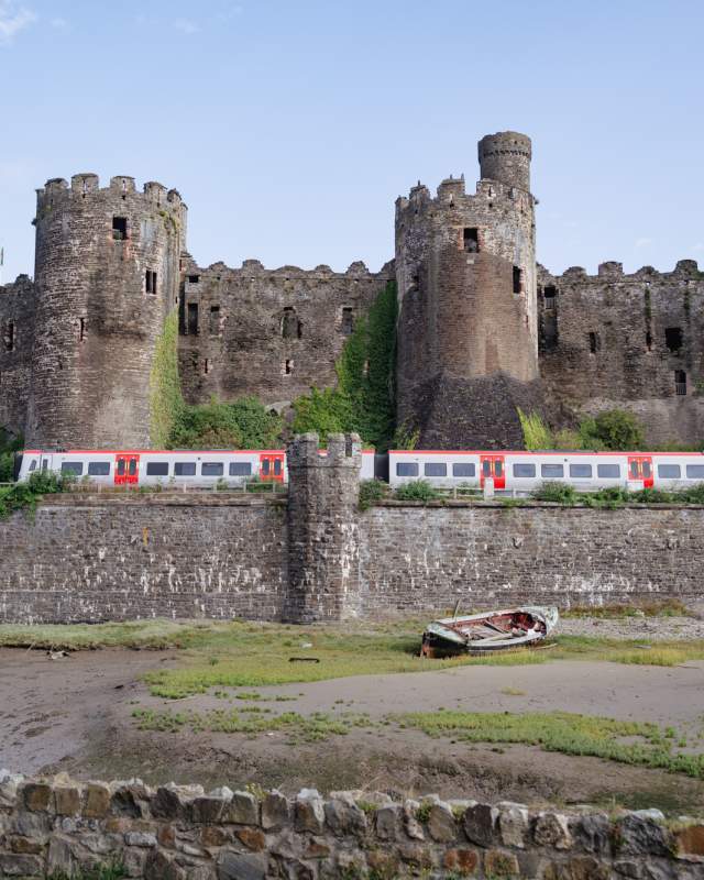 Train and Castle