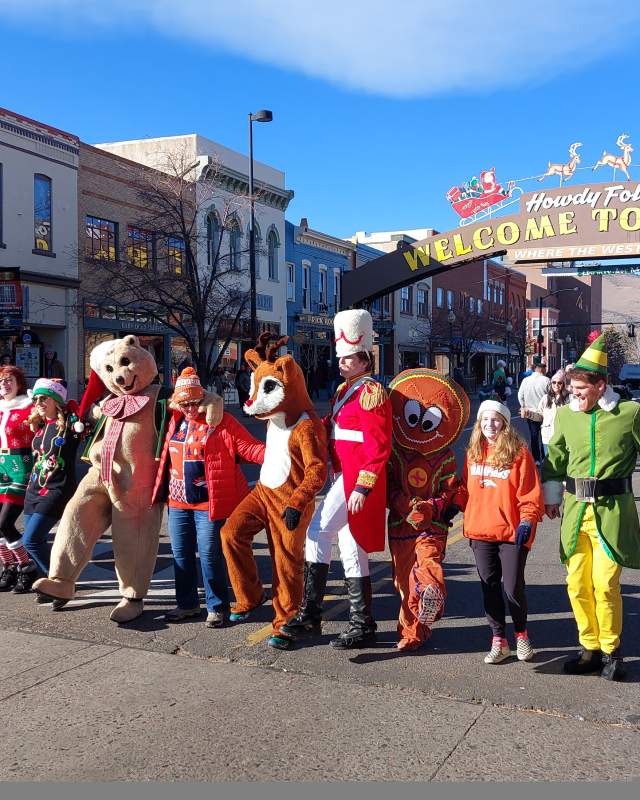Jingle on the Avenue in downtown Golden, CO