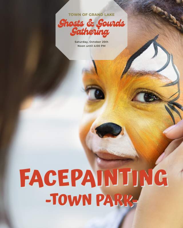 Ghosts & Gourds Facepainting poster