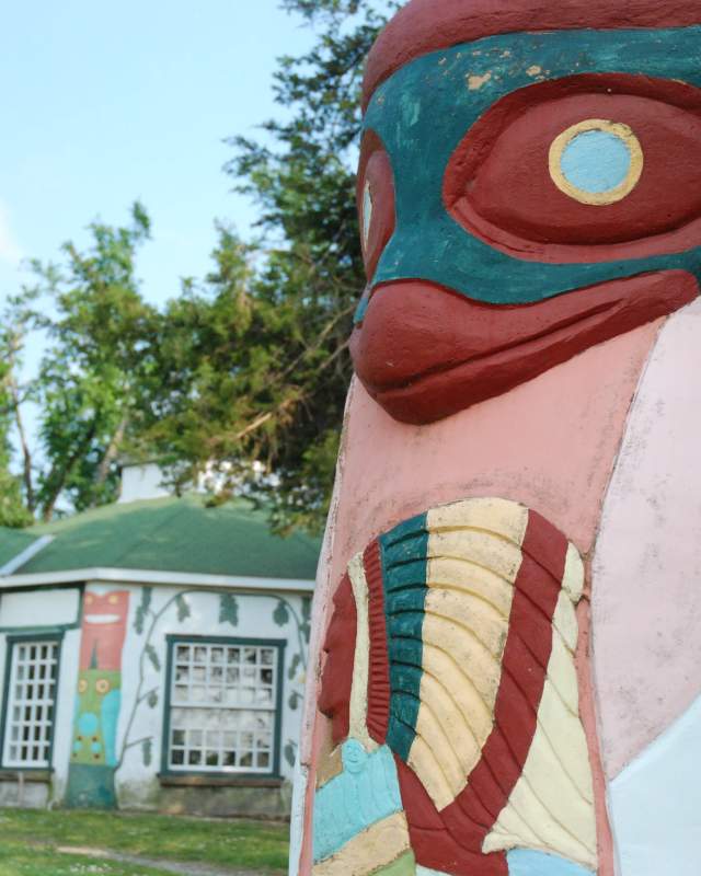 Ed Galloway's Totem Pole Park in Foyil
