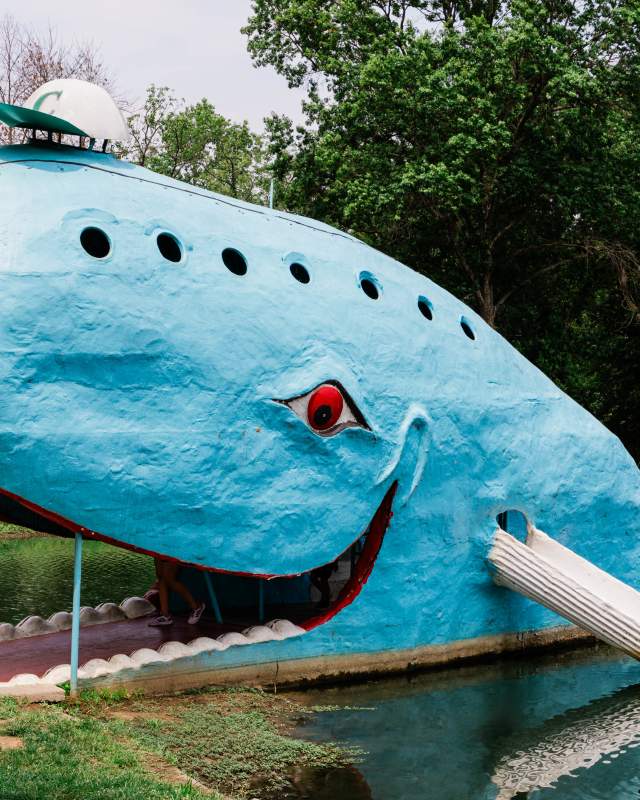 The Blue Whale of Catoosa.
