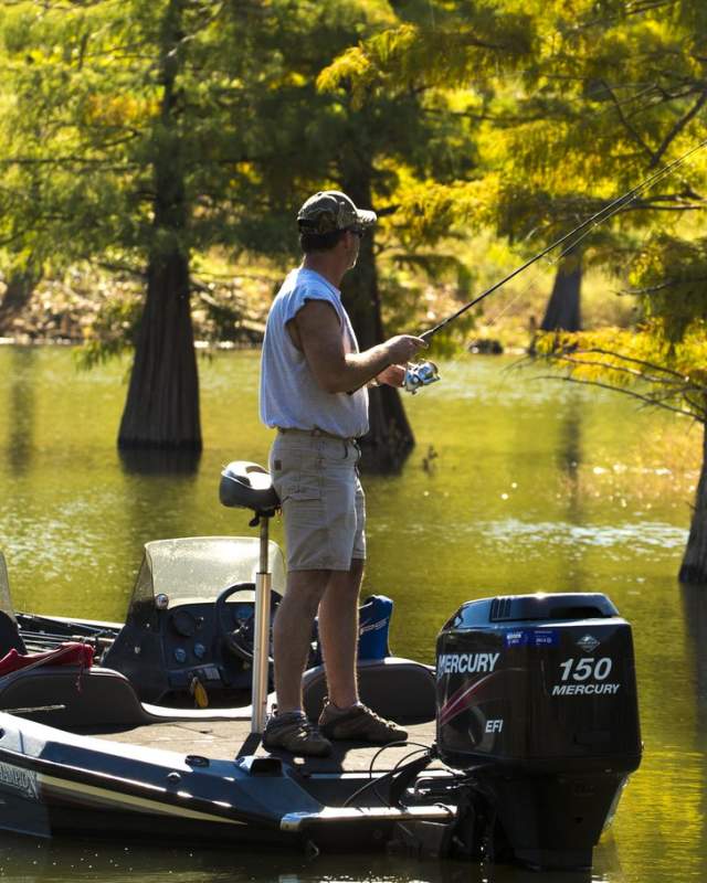 Fishing at Sequoyah State Park