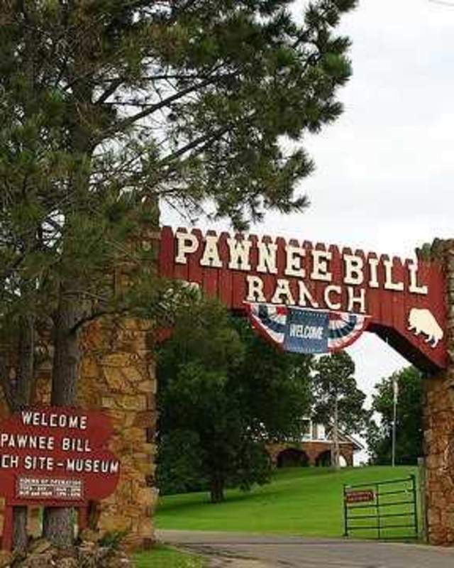 Pawnee Bill Ranch Entry Arch