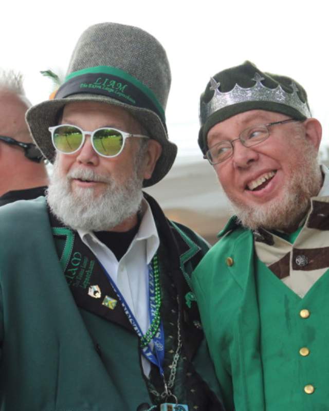 Celtic Festival men in costume