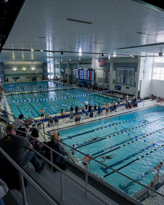 Swim meet at the Holland Aquatic Center