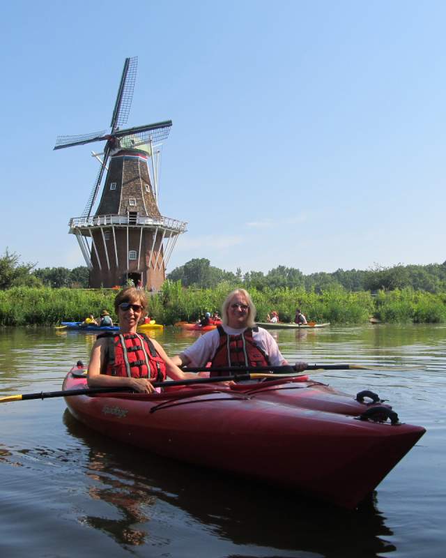 Kayaking Around Windmill Island