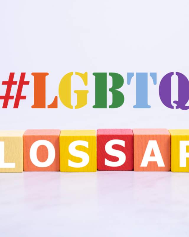 LGBTQ Glossary page header