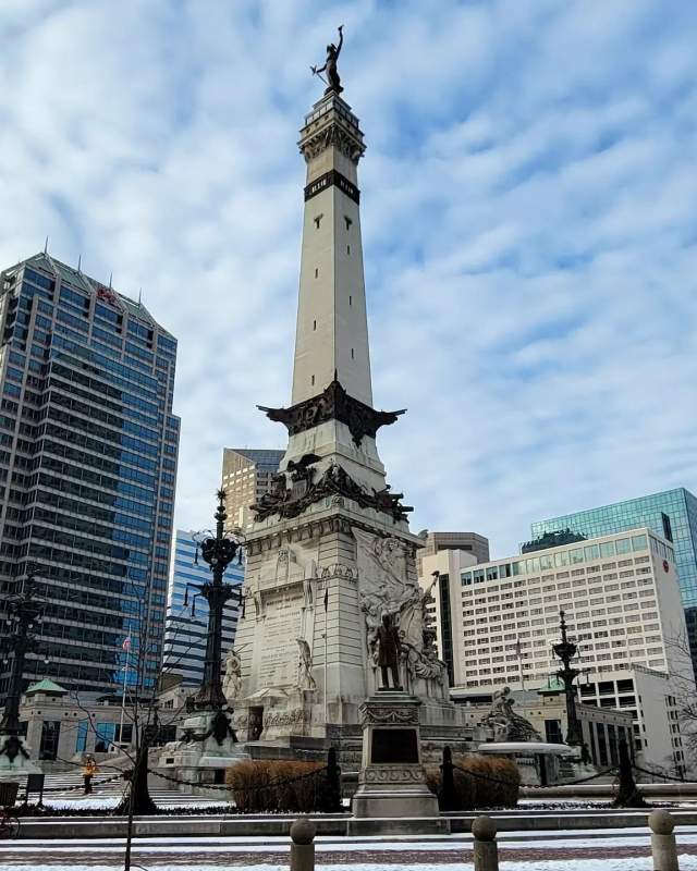 Monument in Monument Circle
