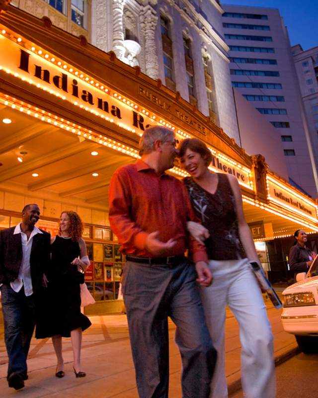 The stunning Indiana Repertory Theatre is home to original and classic stage performances
