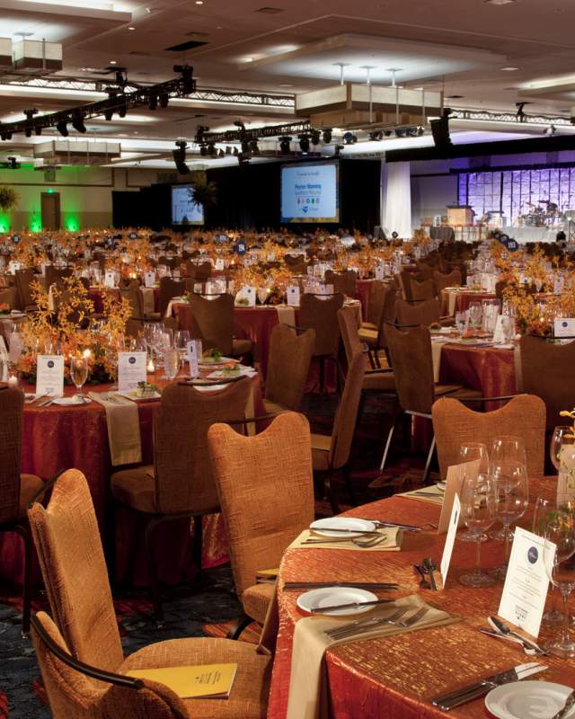 The JW Grand Ballroom, which can hold up to 4,000 attendees