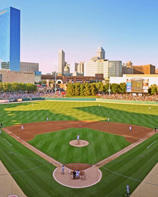 The Indianapolis Indians play home games at Victory Field