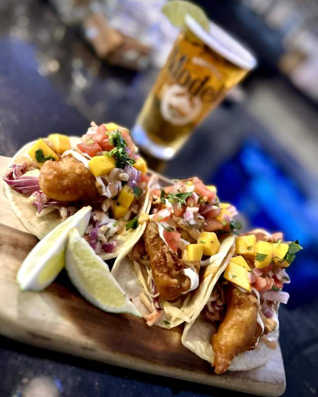 Roosters Baja Fish Tacos at Italo's Restaurant in Scranton, PA