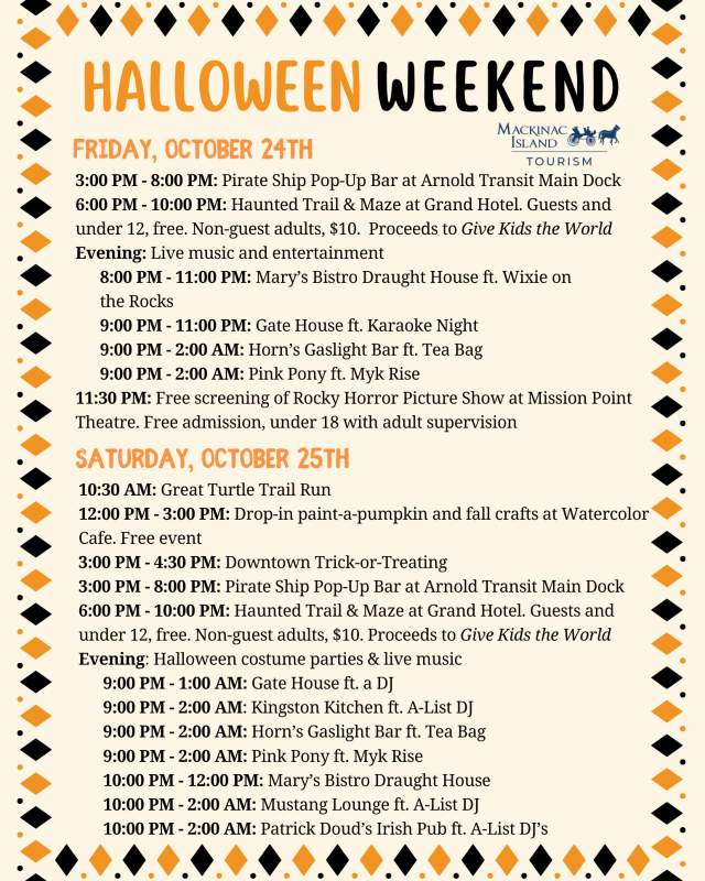 Halloween Weekend 2025 10/21