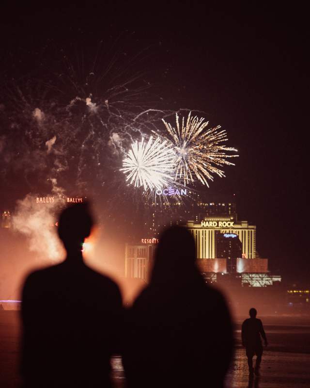 Beach-Fireworks