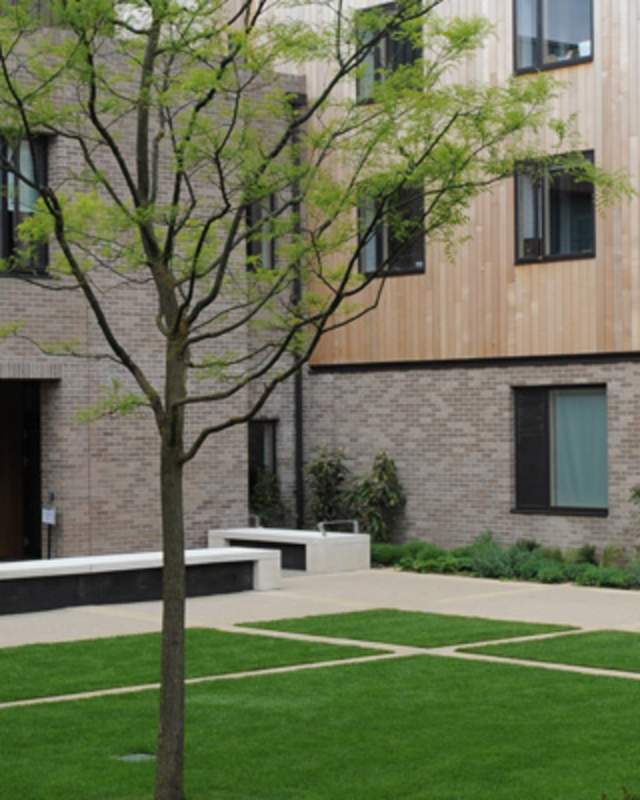 The exterior of the Gillespie Centre at Clare College