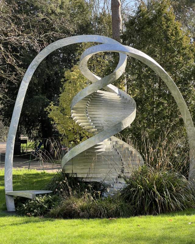 Clare College DNA Sculpture