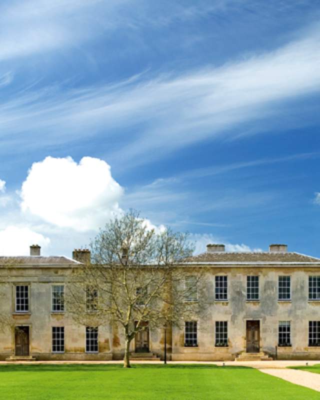 A view of West Range, Downing College.