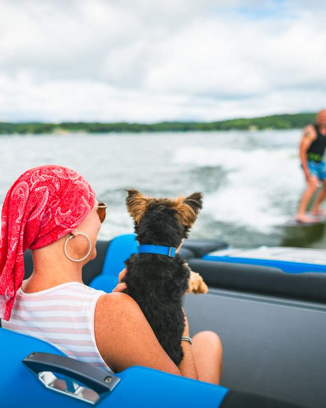 Boating with Doggie