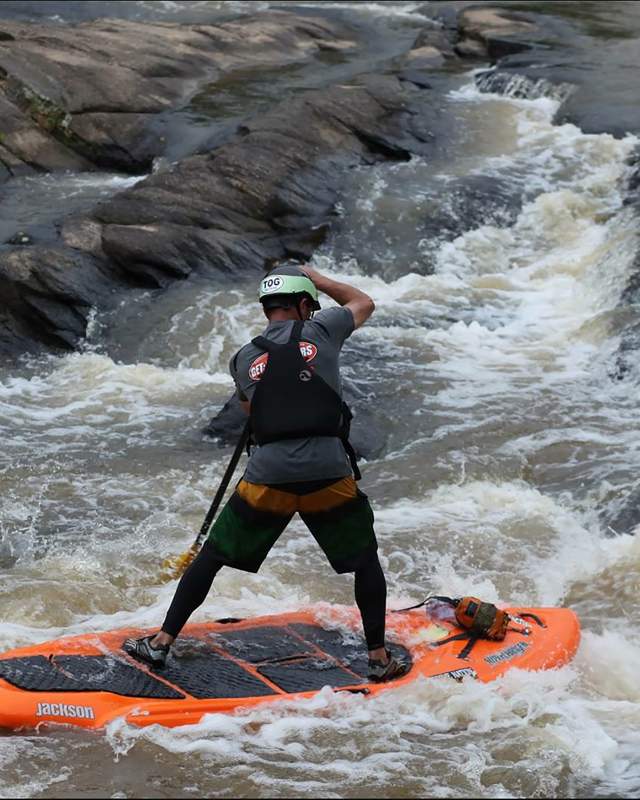 Paddleboard on Dan River