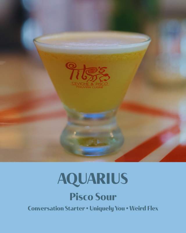 New Orleans Cocktail Astrology: Aquarius - Pisco Sour