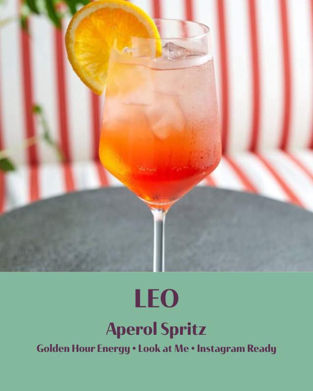 New Orleans Cocktail Astrology: Leo - Aperol Spritz
