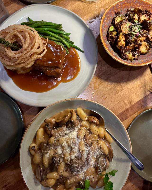 Beef Short Ribs and Gnocci - Beggars Banquet