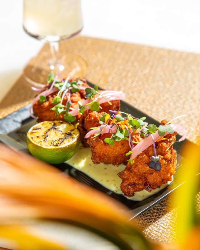 Crawfish Beignets - Spicy Mango