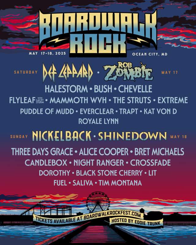 Boardwalk Rock Lineup
