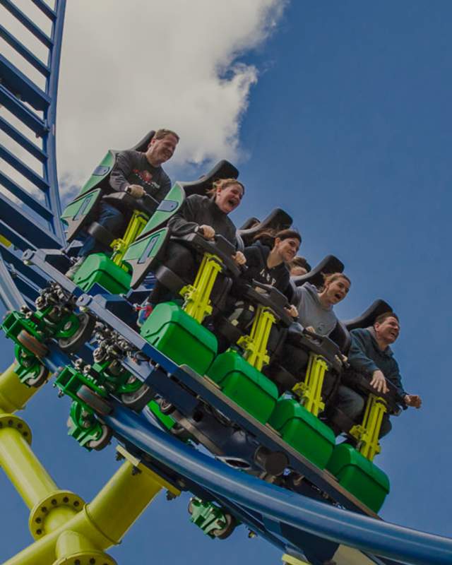 Amusement Parks Roller Coaster