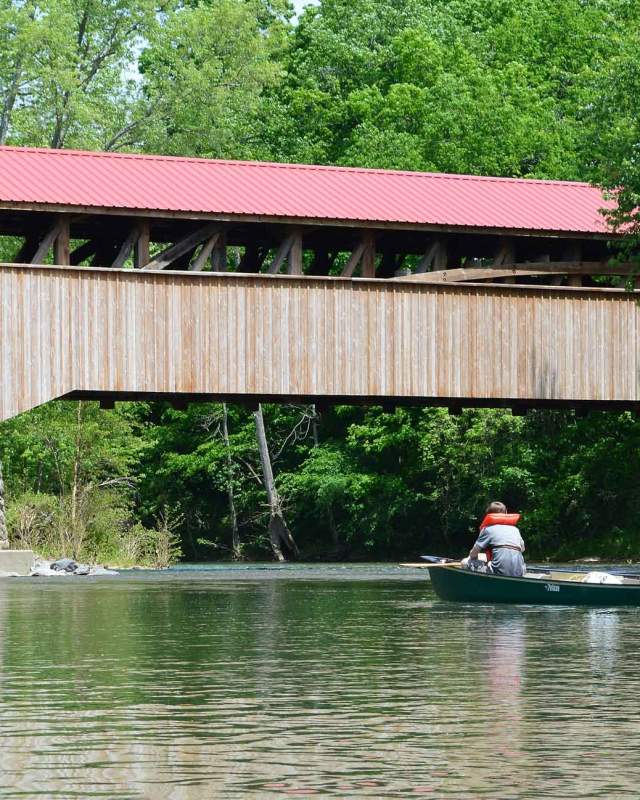 covered bridge